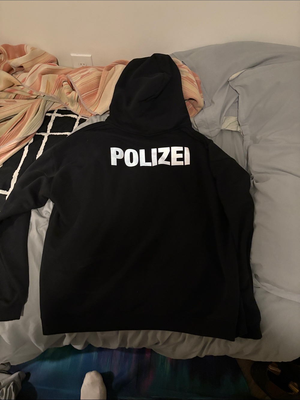 Vetements Black POLIZEI Hoodie